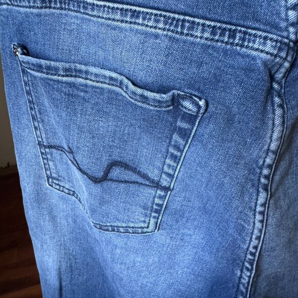 7FOR ALL MANKIND AUSTIN JEANS SZ 30/32 STRETCH STRAIGHT EUC - Picture 7 of 8